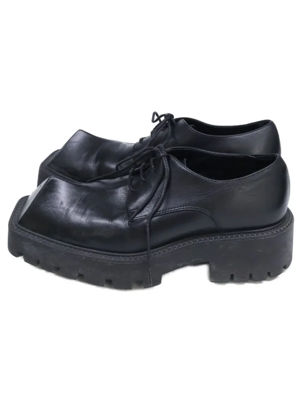 Balenciaga Rhino Square Hapi Ramid Toe Derby Shoes